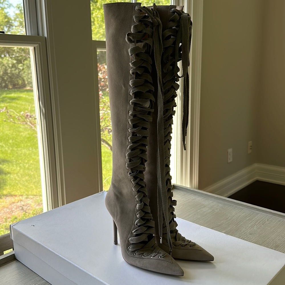 Zimermann Lace Up Over the Knee Boots